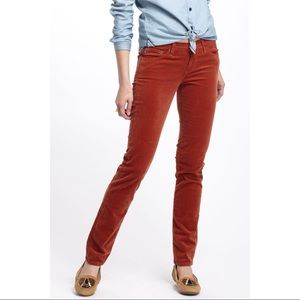 AG Stevie Slim Straight Corduroys, 28R